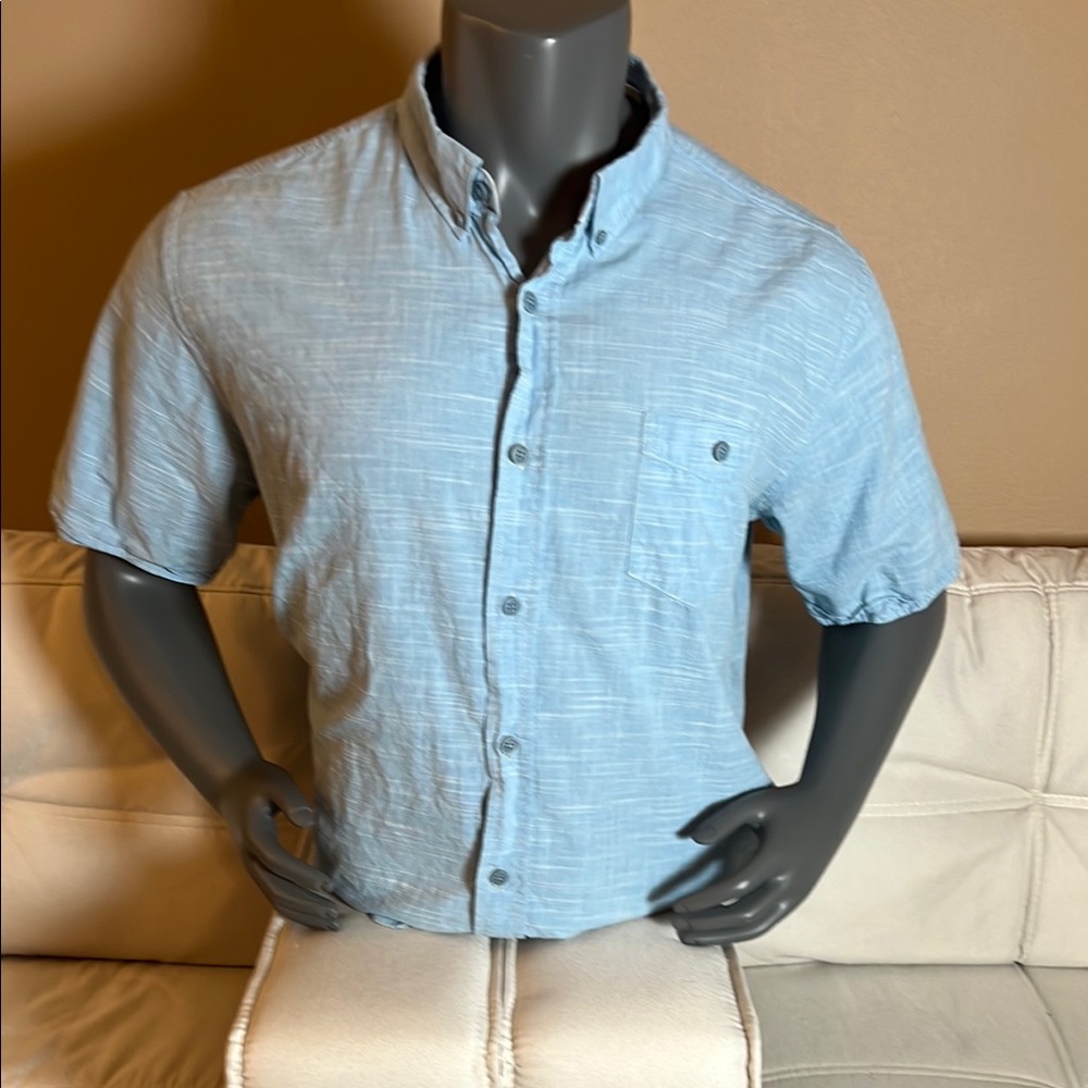 Weatherproof vintage Short Sleeve Button Down Shirt Size XL